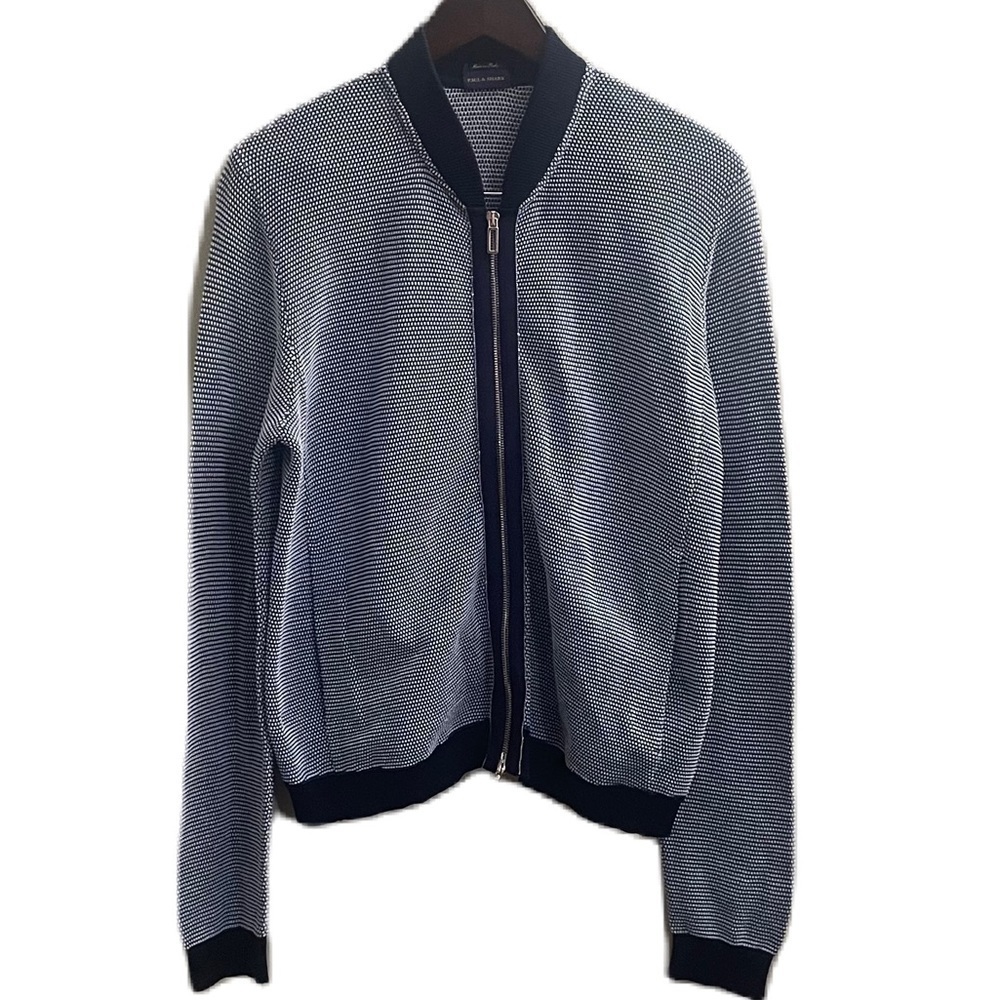 Paul and Shark zippered cardigan- L​
